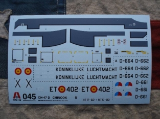 Italeri 0045  CH-47D Chinook Klu